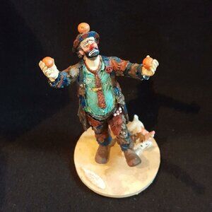 Vintage Emmett Kelly Jr Gimme a Break 1991 Edition Circus Clown Figurine